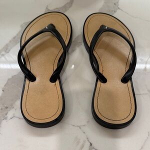 Elegant Black and Tan Women's Sandals
